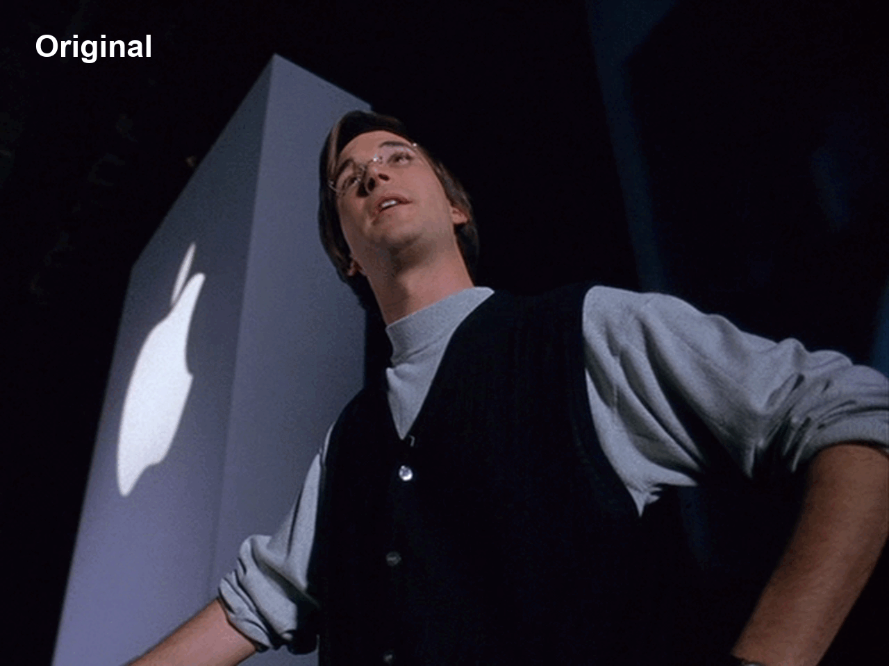 Noah Wyle as Steve Jobs upscaled